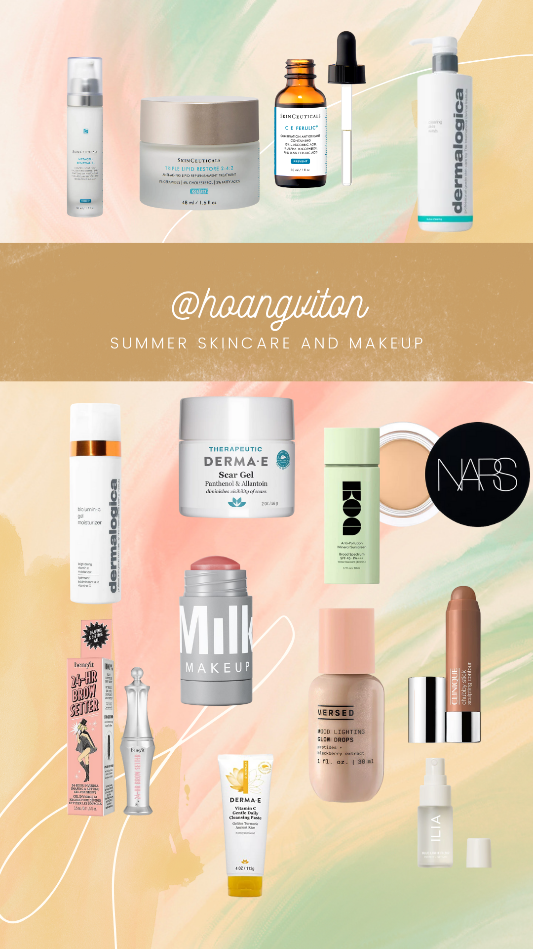 Summer Hair, Skin, and Makeup Favorites