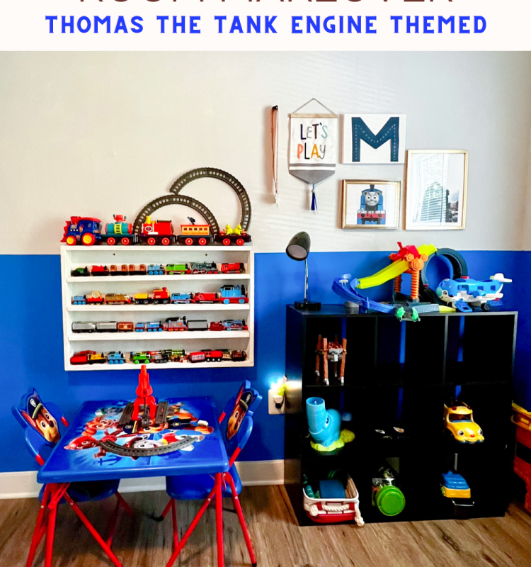 Toddler Thomas the Tank Engine Themed Room Makeover