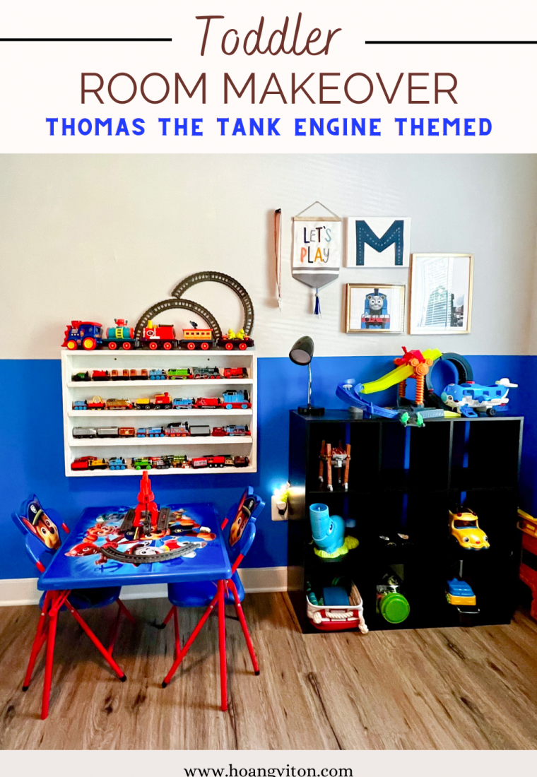 Toddler Thomas the Tank Engine Room Makeover